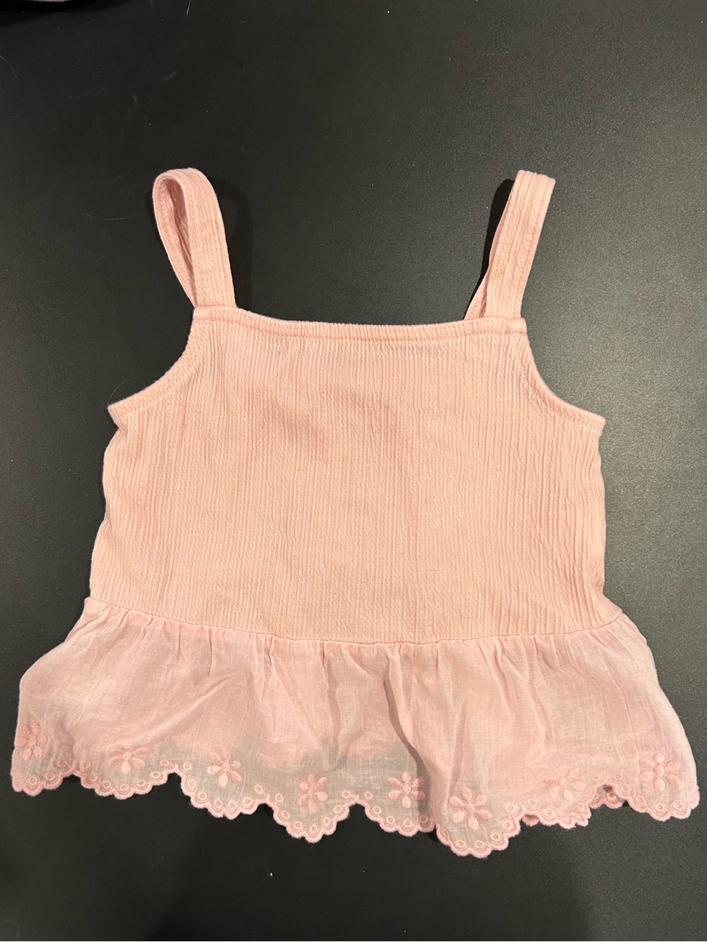Blush Pink Detailed Tank Top